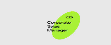 CIS: Corporate Sales Manager
