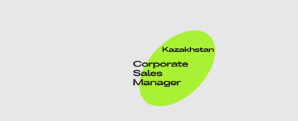 Kazakhstan: Corporate Sales Manager